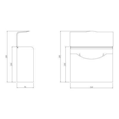 Будкрам купить Держатель для бумажных полотенец Cosh (CRM)S-82-108 Держатель для бумажных полотенец Cosh (CRM)S-82-108 2
