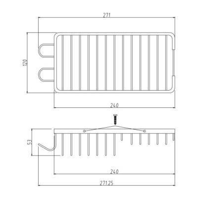 Будкрам купить Полка Cosh (CRM)S-82-111 Полка Cosh (CRM)S-82-111 2