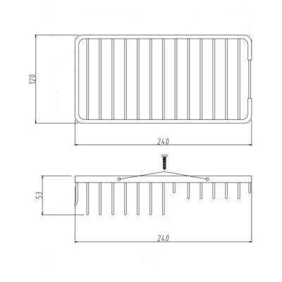 Будкрам купить Полка Cosh (CRM)S-82-112 Полка Cosh (CRM)S-82-112 2
