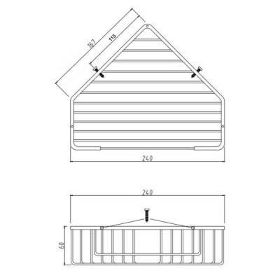 Будкрам купить Полка Cosh (CRM)S-82-114 Полка Cosh (CRM)S-82-114 2