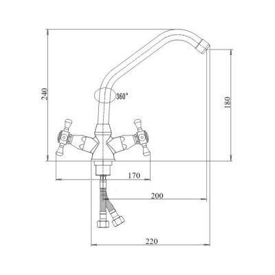 Будкрам купить Смеситель для кухни Touch-Z Smes 271F Смеситель для кухни Touch-Z Smes 271F 2