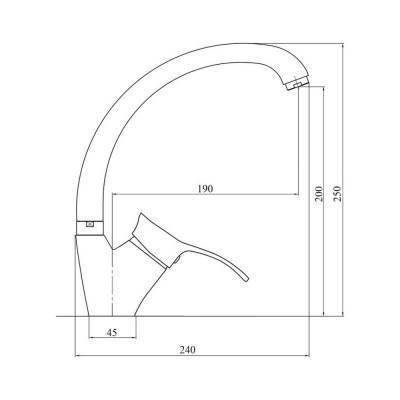Будкрам купить Смеситель для кухни Touch-Z Eris 008F Смеситель для кухни Touch-Z Eris 008F 2