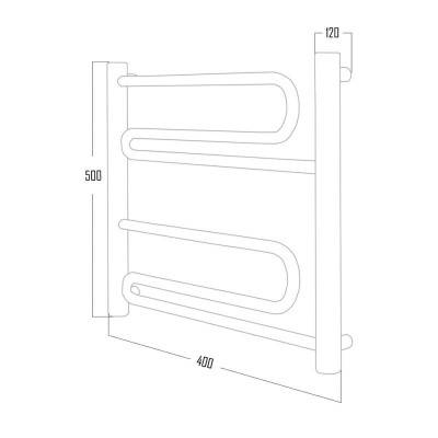 Будкрам купить Полотенцесушитель водяной Зигзаг D 38/20х1/2" 40х50 Полотенцесушитель водяной Зигзаг D 38/20х1/2" 40х50 2