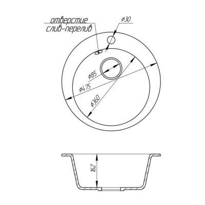Будкрам купити Кухонна мийка Fosto D470 SGA-800 (FOSD470SGA800) Кухонна мийка Fosto D470 SGA-800 (FOSD470SGA800) 2