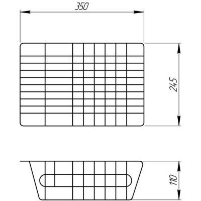 Будкрам купить Корзина для мойки ULA 401 Корзина для мойки ULA 401 2