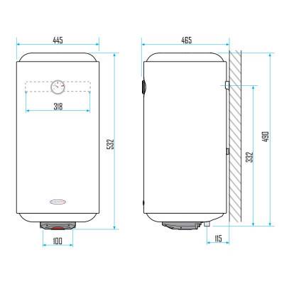 Будкрам купити Водонагрівач Aquahot 50 л, сухий ТЕН 1,2 кВт 142609180105011 Водонагрівач Aquahot 50 л, сухий ТЕН 1,2 кВт 142609180105011 2