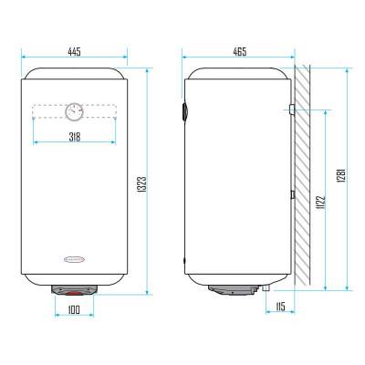 Будкрам купить Водонагреватель Aquahot 150 л, сухой ТЭН 1,5 кВт 142614180105041 Водонагреватель Aquahot 150 л, сухой ТЭН 1,5 кВт 142614180105041 2