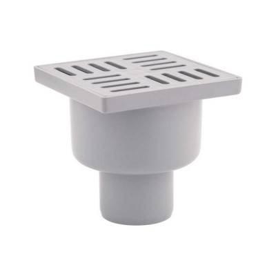 Будкрам купить Трап Krono Plast TA5204 вертикальный с пластиковой решеткой 100х100