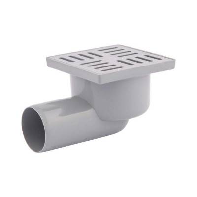 Будкрам купить Трап Krono Plast TA5104 горизонтальный с пластиковой решеткой 100х100