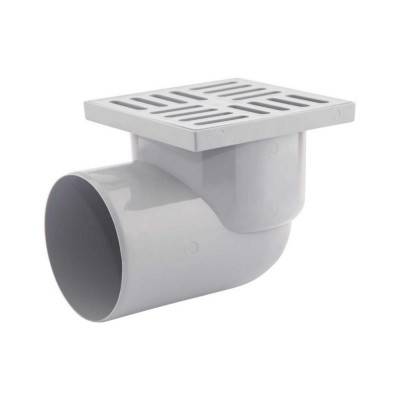 Будкрам купить Трап Krono Plast TA1110 горизонтальный с пластиковой решеткой 150х150