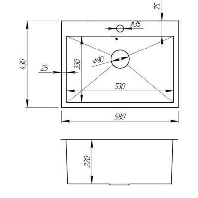 Будкрам купити Кухонна мийка Imperial Handmade D5843 2.7 / 1.0 мм (IMPD5843H10) Кухонна мийка Imperial Handmade D5843 2.7 / 1.0 мм (IMPD5843H10) 2