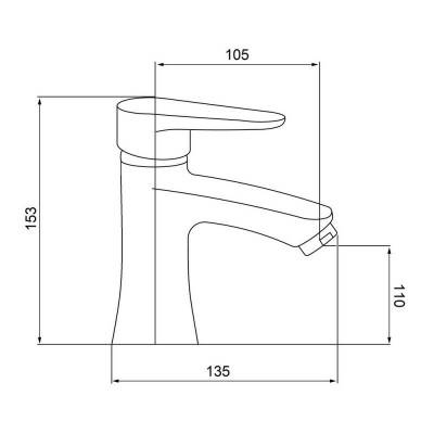 Будкрам купить Смеситель для раковины Imperial 32-001-00 Смеситель для раковины Imperial 32-001-00 2