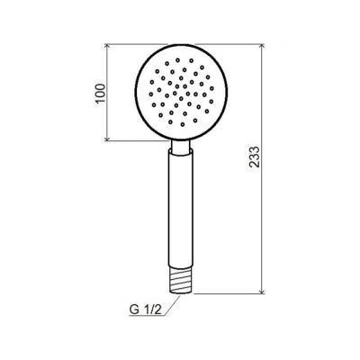 Будкрам купить Лейка для ручного душа Imperial 206 Лейка для ручного душа Imperial 206 2