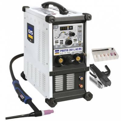 Будкрам купить Сварочный инвертор GYS PROTIG 201L AC/DC с аксессуарами SR20DB