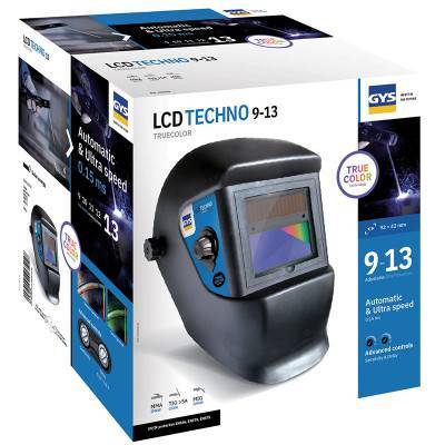 Будкрам купити Маска зварника GYS LCD TECHNO 9-13 TRUE COLOR HELMET (065048) Маска зварника GYS LCD TECHNO 9-13 TRUE COLOR HELMET (065048) 2