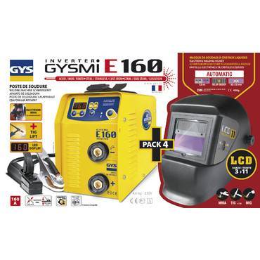 Будкрам купить Сварочный инвертор GYS Gysmi E160 + Маска LCD Techno 11