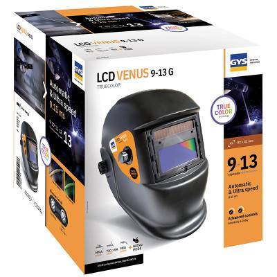 Будкрам купити Маска зварника GYS LCD VENUS 9/13 G TRUE COLOR HELMET (064966) Маска зварника GYS LCD VENUS 9/13 G TRUE COLOR HELMET (064966) 2