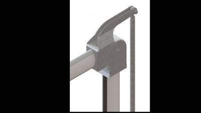 Будкрам купити Кронштейн шарнірний для складання стріли Roger Technology SND / BA / 68 / UP