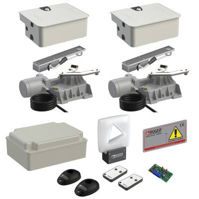 Будкрам купить Автоматика для распашных ворот Roger Technology KIT R21/353 подземный maxi комплект Автоматика для распашных ворот Roger Technology KIT R21/353 подземный maxi комплект 3