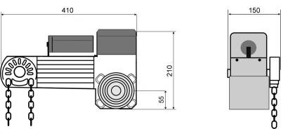 Будкрам купити Автоматика для секційних промислових воріт Gant KGT-6.50 Автоматика для секційних промислових воріт Gant KGT-6.50 2