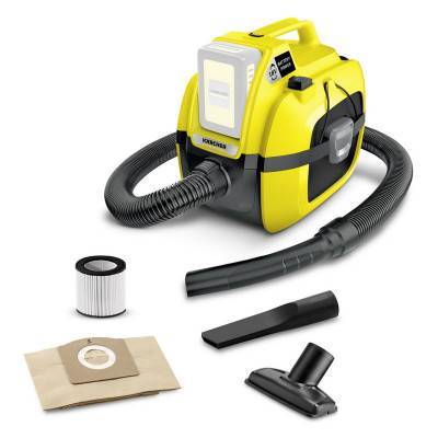 Будкрам купить Хозяйственный аккумуляторный пылесос Karcher WD 1 Compact Battery (1.198-300.0), без акб