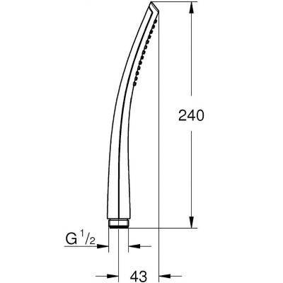 Будкрам купить ONDUS STICK Ручной душ, 1 режим, хром ONDUS STICK Ручной душ, 1 режим, хром 2