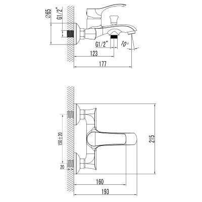 Будкрам купить SOFT Смеситель для ванны SOFT Смеситель для ванны 2
