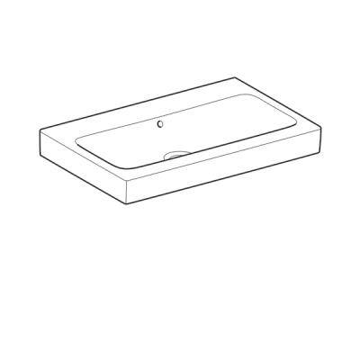 Будкрам купить iCon Умывальник 75 см, без отв.под смешаных параз., с переливом, цвет белый глянец iCon Умывальник 75 см, без отв.под смешаных параз., с переливом, цвет белый глянец 2