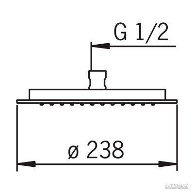 Будкрам купить Hydra Верхний душ Hydra Верхний душ 2