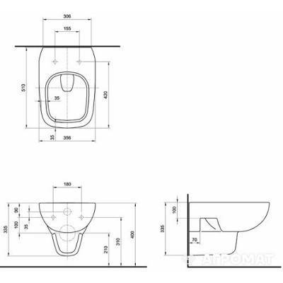 Будкрам купити STYLE Унітаз підвісний (білий) STYLE Унітаз підвісний (білий) 2