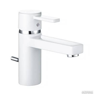 Будкрам купить Zenta XL white смеситель для раковины с для кухни, белый / хром
