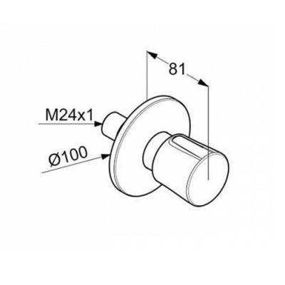 Будкрам купити Balance Зовнішня частина вентиля Balance Зовнішня частина вентиля 2