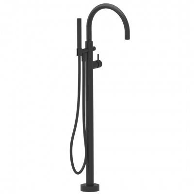 Будкрам купить ART Смеситель с пола для ванны, черный матовый