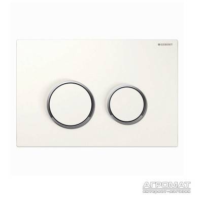 Будкрам купити Sigma20 Клавіша з подвійним змивом, білий/хром глянцевий/білий