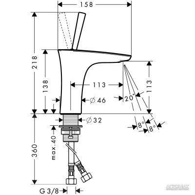 Будкрам купить PuraVida 4590 Смеситель для раковины PuraVida 4590 Смеситель для раковины 2