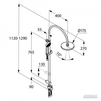 Будкрам купити Zenta Dual 172 Душова система Zenta Dual 172 Душова система 2