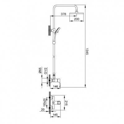 Будкрам купити Graphics Душова система д/душа Graphics Душова система д/душа 2