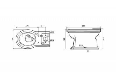 Будкрам купить Напольный унитаз Charlestone с деревянной крышкой
 Напольный унитаз Charlestone с деревянной крышкой
 2