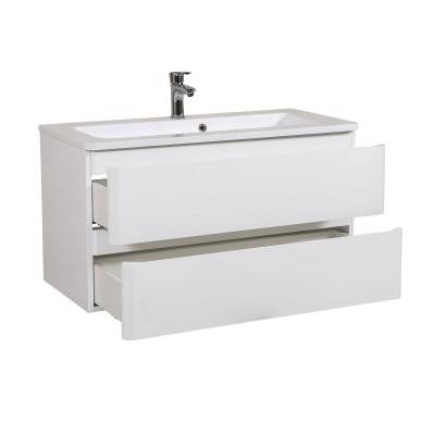 Будкрам купити АКЦЕНТ Тумба підвісна з раковиною-100 Альфа АКЦЕНТ Тумба підвісна з раковиною-100 Альфа 4