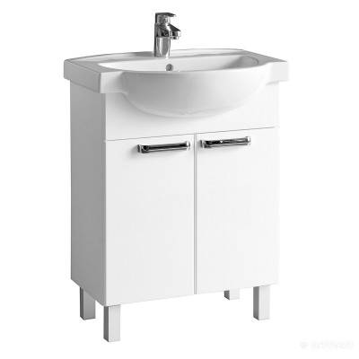 Будкрам купити Freja Шафа під меблевий умивальник 65 см, бiлий глянець