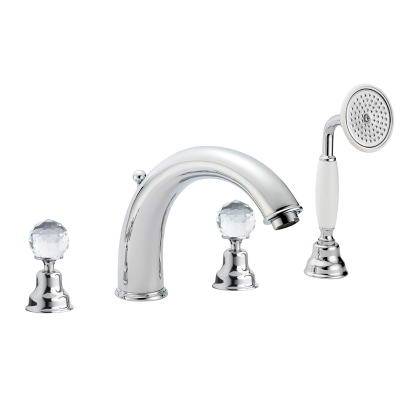 Будкрам купить Charlestone смеситель для ванны врезной на 4 отверстия, хром
