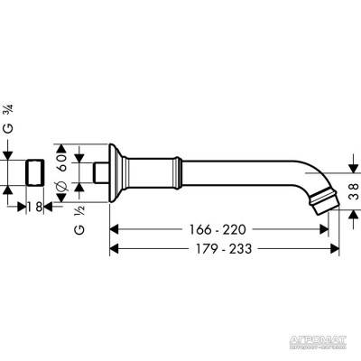 Будкрам купити Montreux Вилив д/ванни Montreux Вилив д/ванни 2