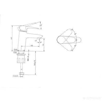 Будкрам купить TAHO Смеситель для раковины TAHO Смеситель для раковины 2