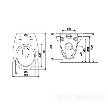Будкрам купити IDOL підвісний унітаз із сидінням IDOL підвісний унітаз із сидінням 3