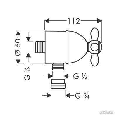 Будкрам купити Carlton Fixfit Stop Шлангове підключення Carlton Fixfit Stop Шлангове підключення 2