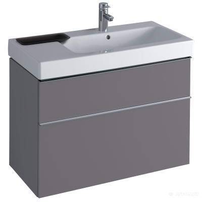 Будкрам купить iCon Шкафчик под умывальник 890x620x477 мм, платина глянец, лак