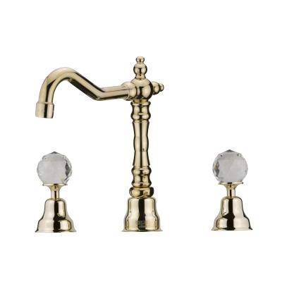 Будкрам купить Charlestone Смеситель для раковины врезн. на 3 отв., золото