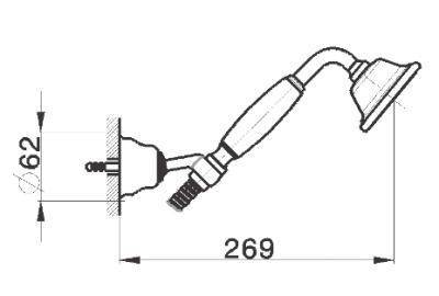 Будкрам купити Charlestone Лійка д/душу, бронза Charlestone Лійка д/душу, бронза 2