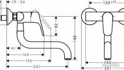 Будкрам купить Focus Смеситель для кухни, со стены Focus Смеситель для кухни, со стены 2