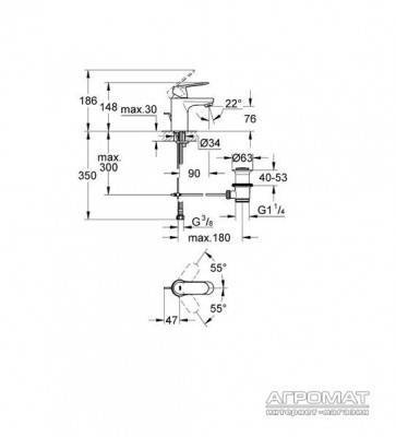 Будкрам купить Eurosmart Cosmopolitan Смеситель для раковины Eurosmart Cosmopolitan Смеситель для раковины 2